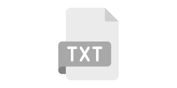 Structured text files